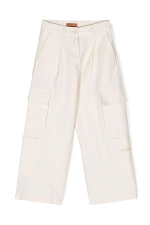 pantalone in cotone bianco MISSONI KIDS | MU6A70G0038165